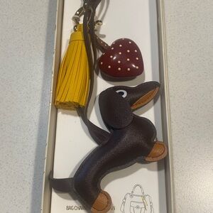 Eye Candy Los Angeles Dachshund Bag Charms and Keychain NWOT